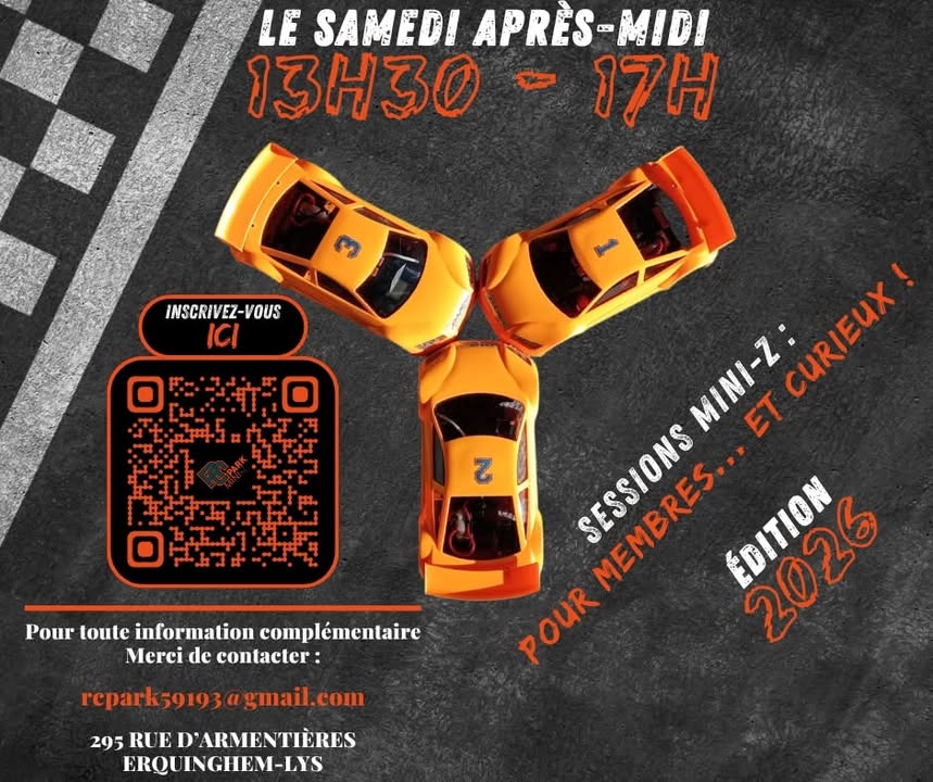Une session entrainement ou découverte de MiniZ est organisée ce samedi 22 Aout, de 13h30 à 17h.