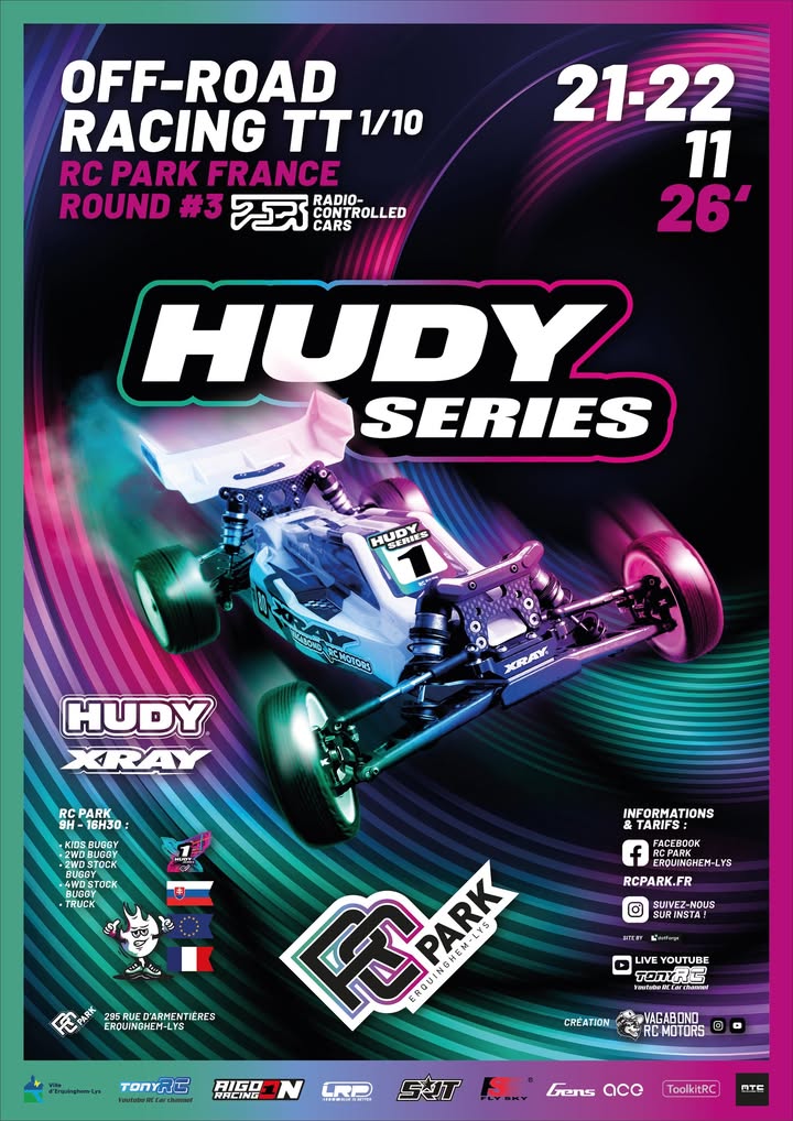 HUDY SERIES – OUVERTURE DES INSCRIPTIONS