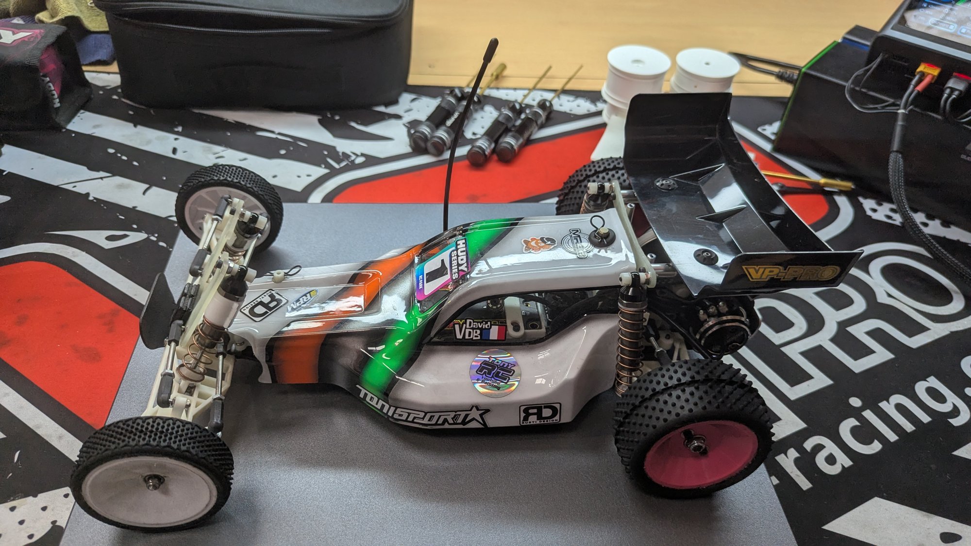 Team Associated RC 10 Masami 91', TT 1/10 Vintage 4x2, voiture radiocommandée de DAVID VANDENBERGHE, RC Park