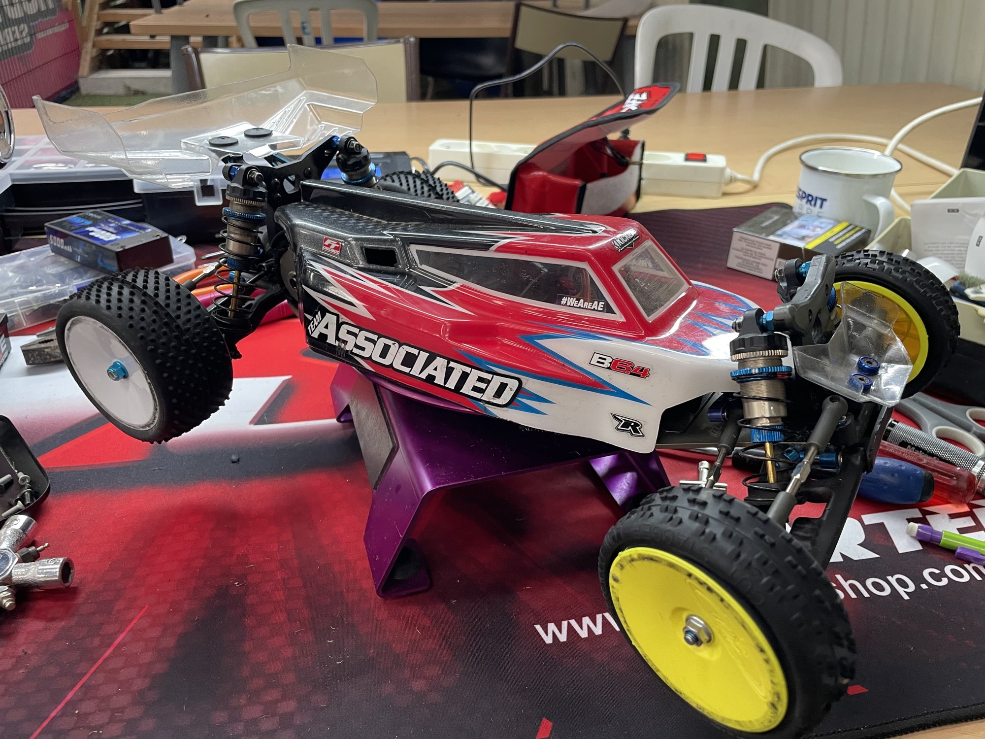 Team Associated LOSI B 7.1, TT 1/10 4x2 Stock 13.5T, voiture radiocommandée de alban bricout, RC Park club