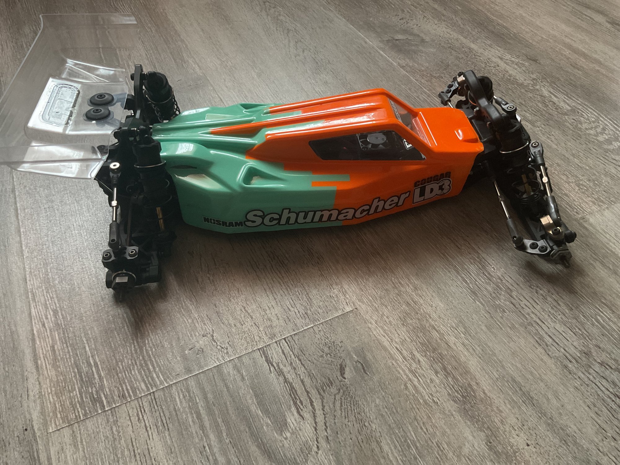 Schumacher LD3, TT 1/10 4x2 Mod, voiture radiocommandée de Thierry Miné, RC Park