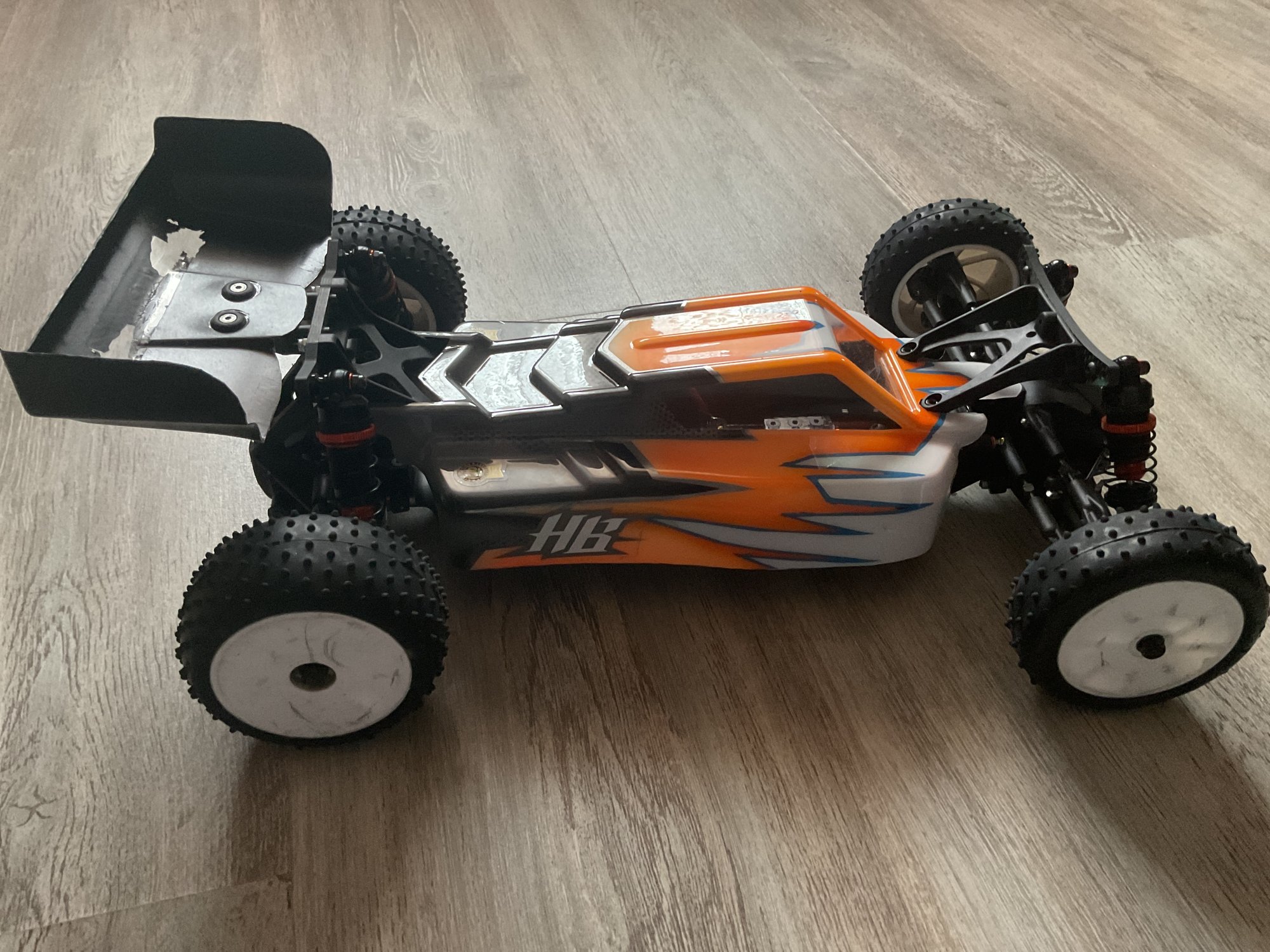 HB Racing 418, TT 1/10 4x4 Stock 13.5T, voiture radiocommandée de Thierry Miné, RC Park